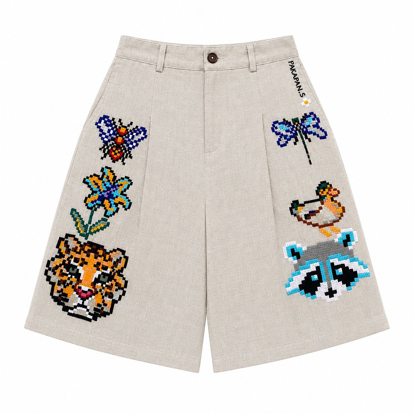 Unisex Pixel Leo Shorts