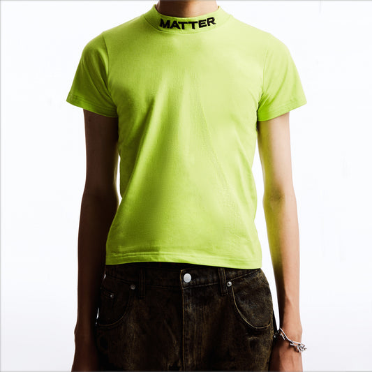 The reverse "M" Fitted T-shirt: Green