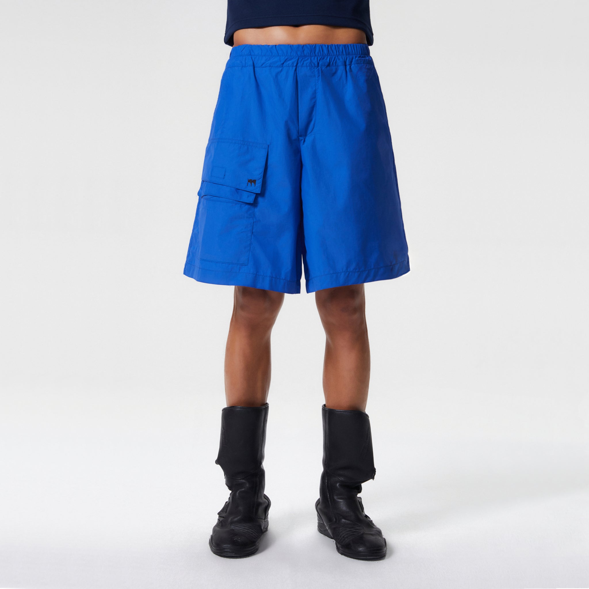 Nylon Pocket Shorts : Blue