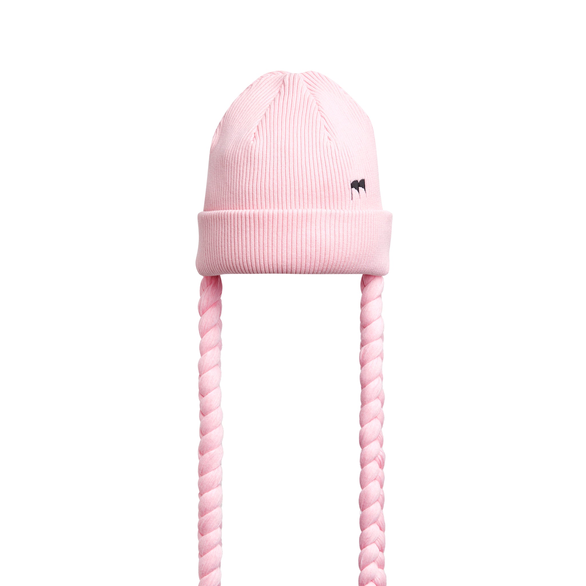 Braid Beanie Light Pink