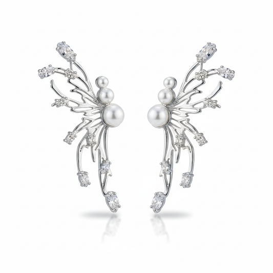 BUTTERFLY POST BACK EAR CUFF