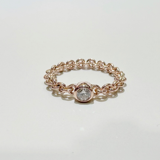 The Charmed Chain Ring Rose gold