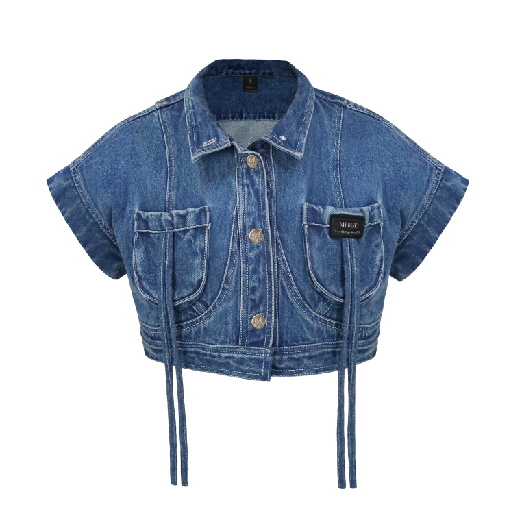 Theo denim top