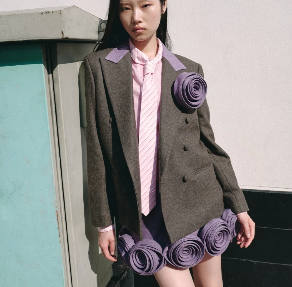 SHELTON LIGHT BLACK AND VIOLET