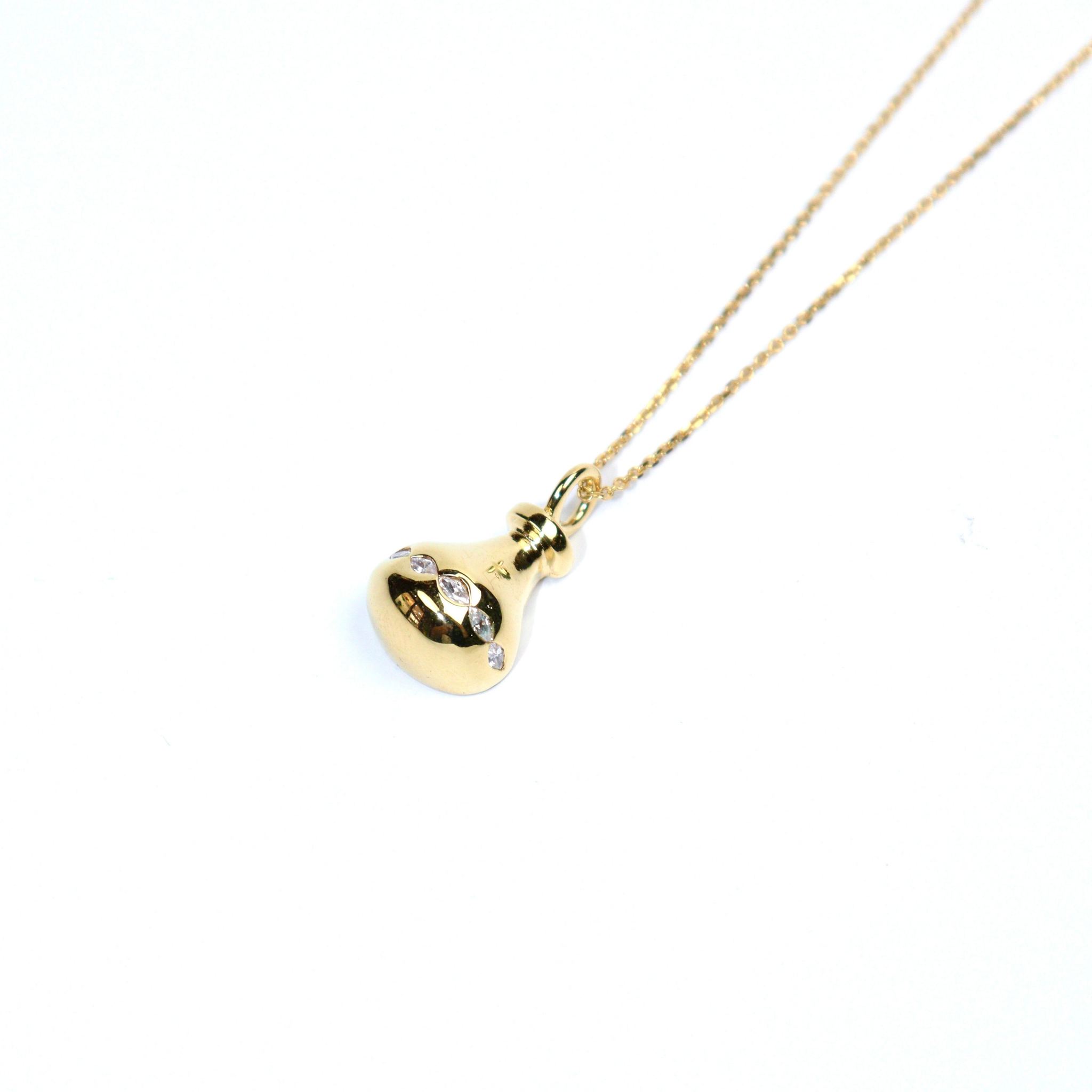 Lucky Hu Lu Necklace Gold