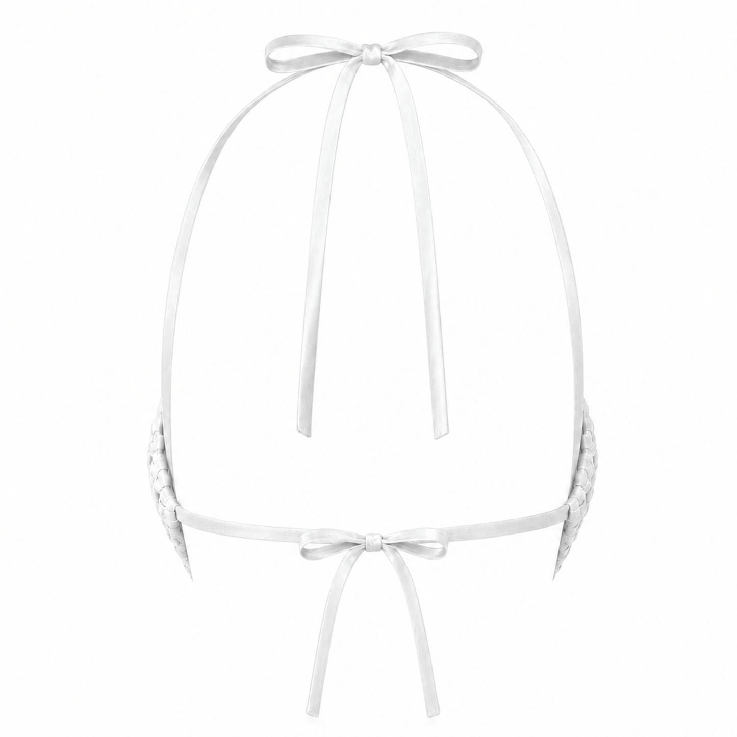 White Diary Halter Top