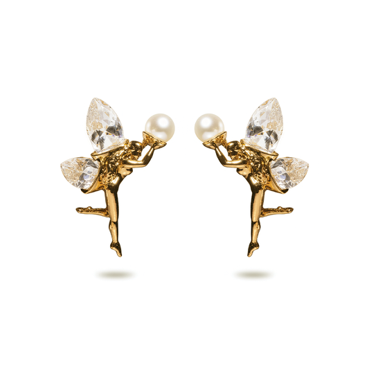 CRYSTALS FAIRY ANGEL EARRINGS