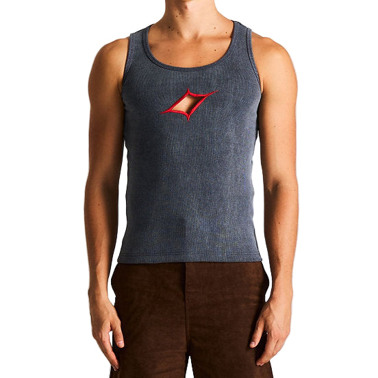 Cut-Out Signature Tank top GREY
