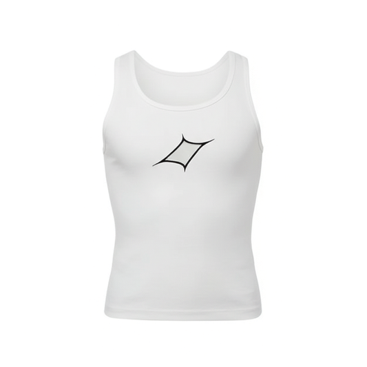 Tank Cut out Detail White