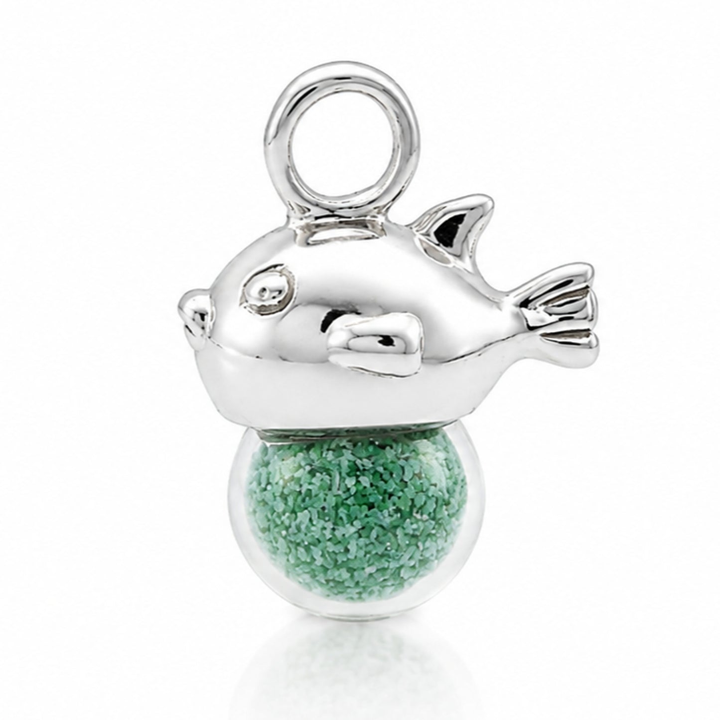 Sea Creature Charm Set of 3 | Octopus, Turtle & Puffer Fish Recycled Shell Jewelry