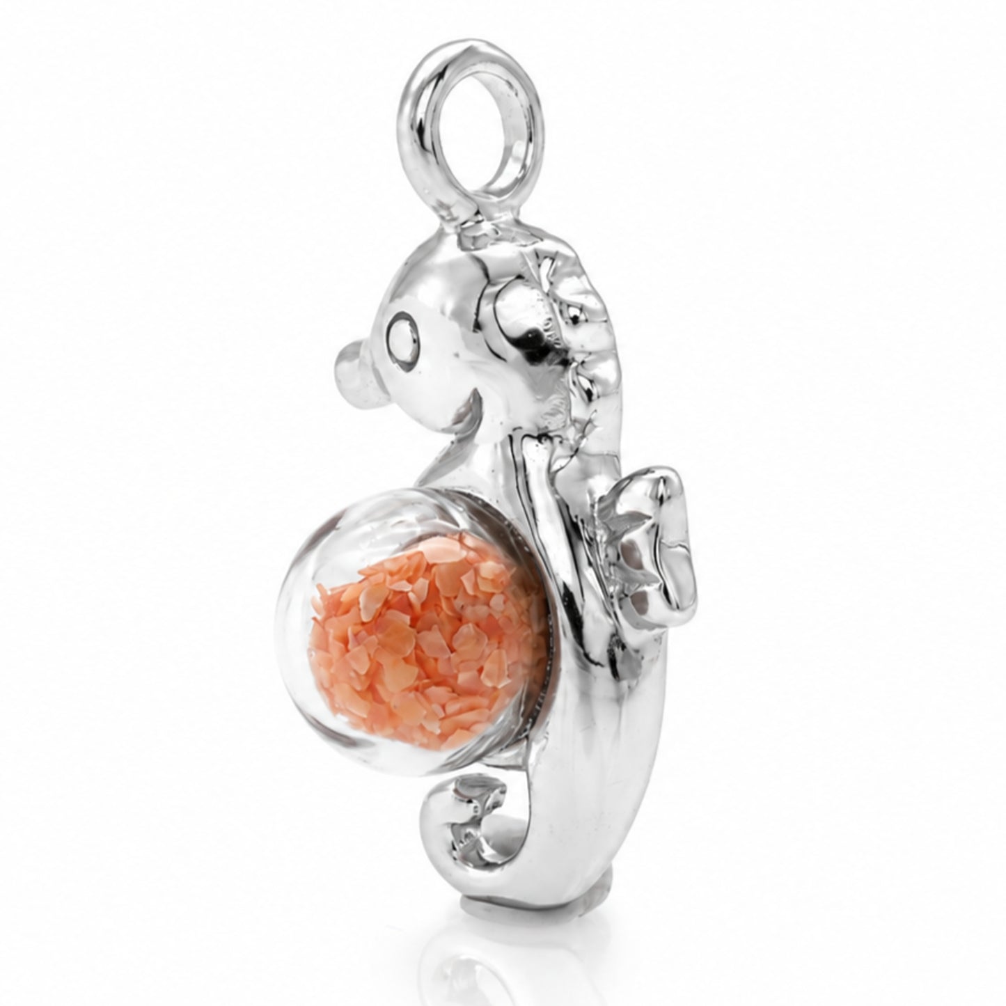 Sea Creature Charm Set of 3 | Shark, Seahorse & Crab Recycled Shell Jewelry
