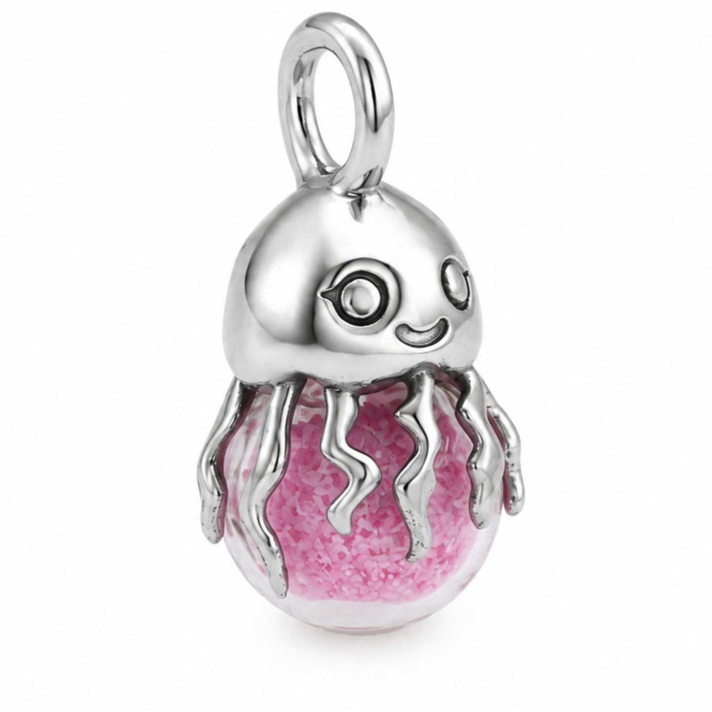 Sea Creature Charm Set of 3 | Sting Ray, Dolphin & JellyFish Recycled Shell Jewelry