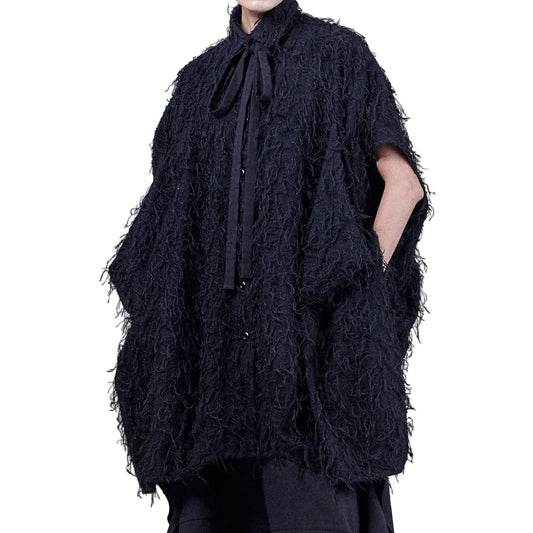 Sleeveless Cocoon Over Shirt