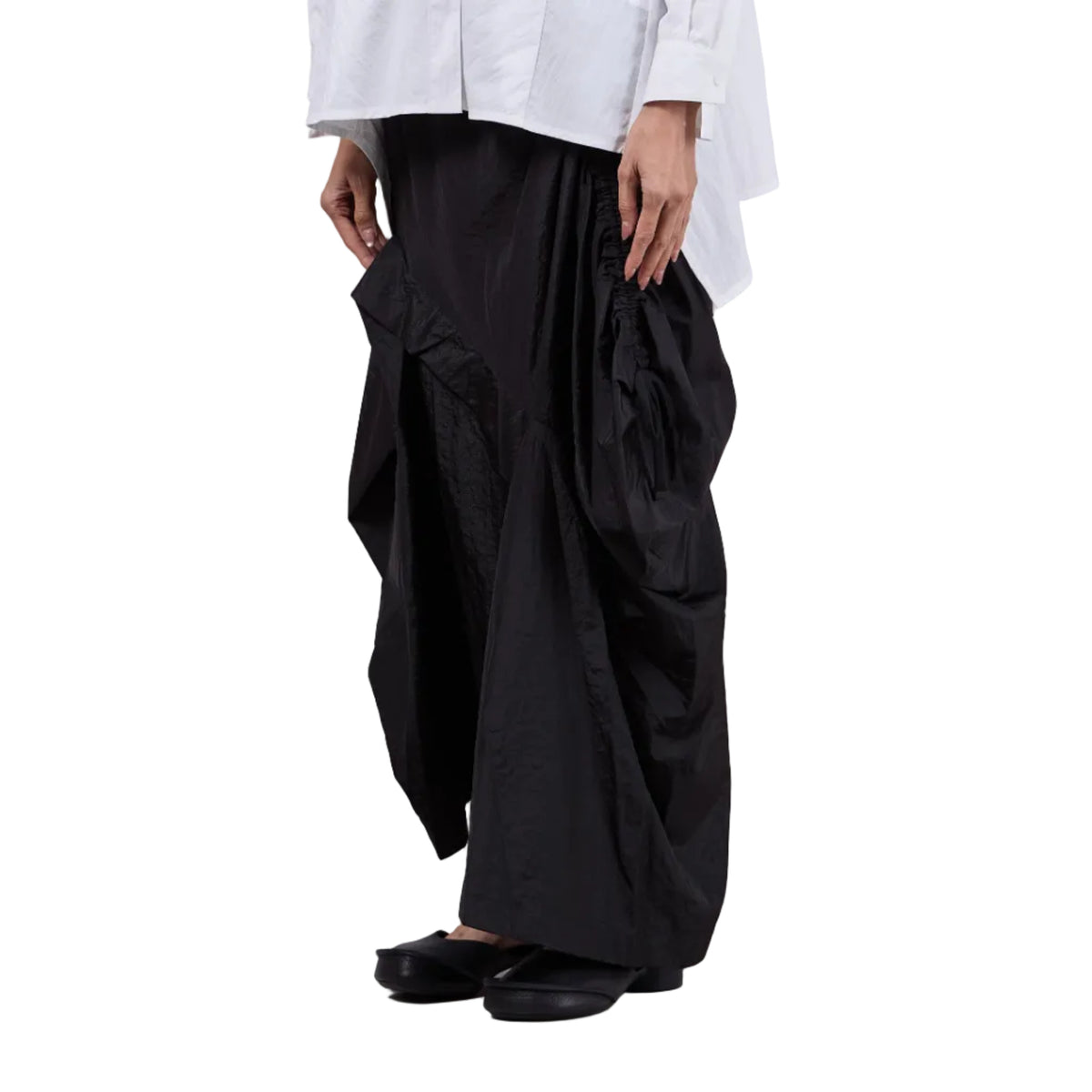 Asymetric Drape Harem Pants