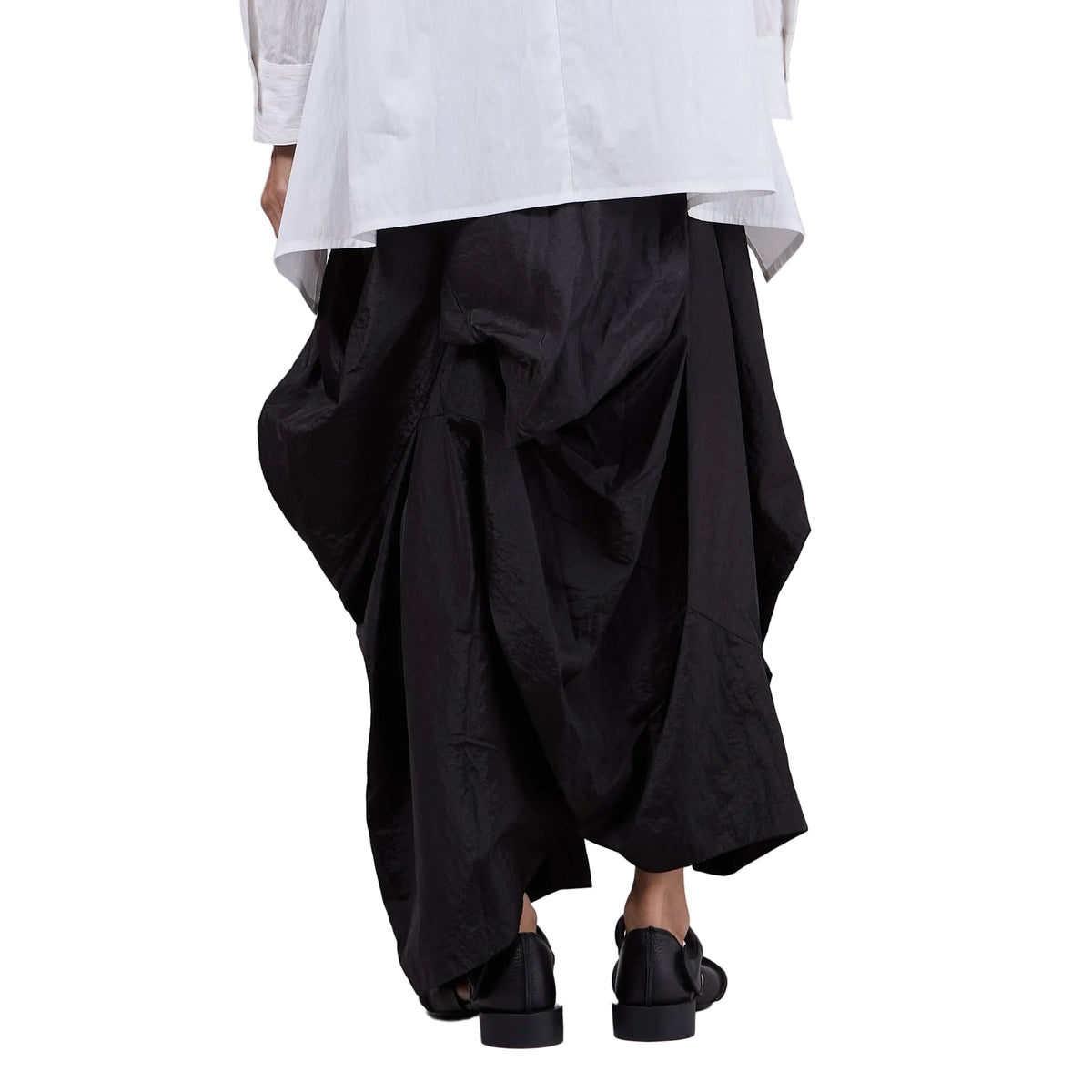 Asymetric Drape Harem Pants
