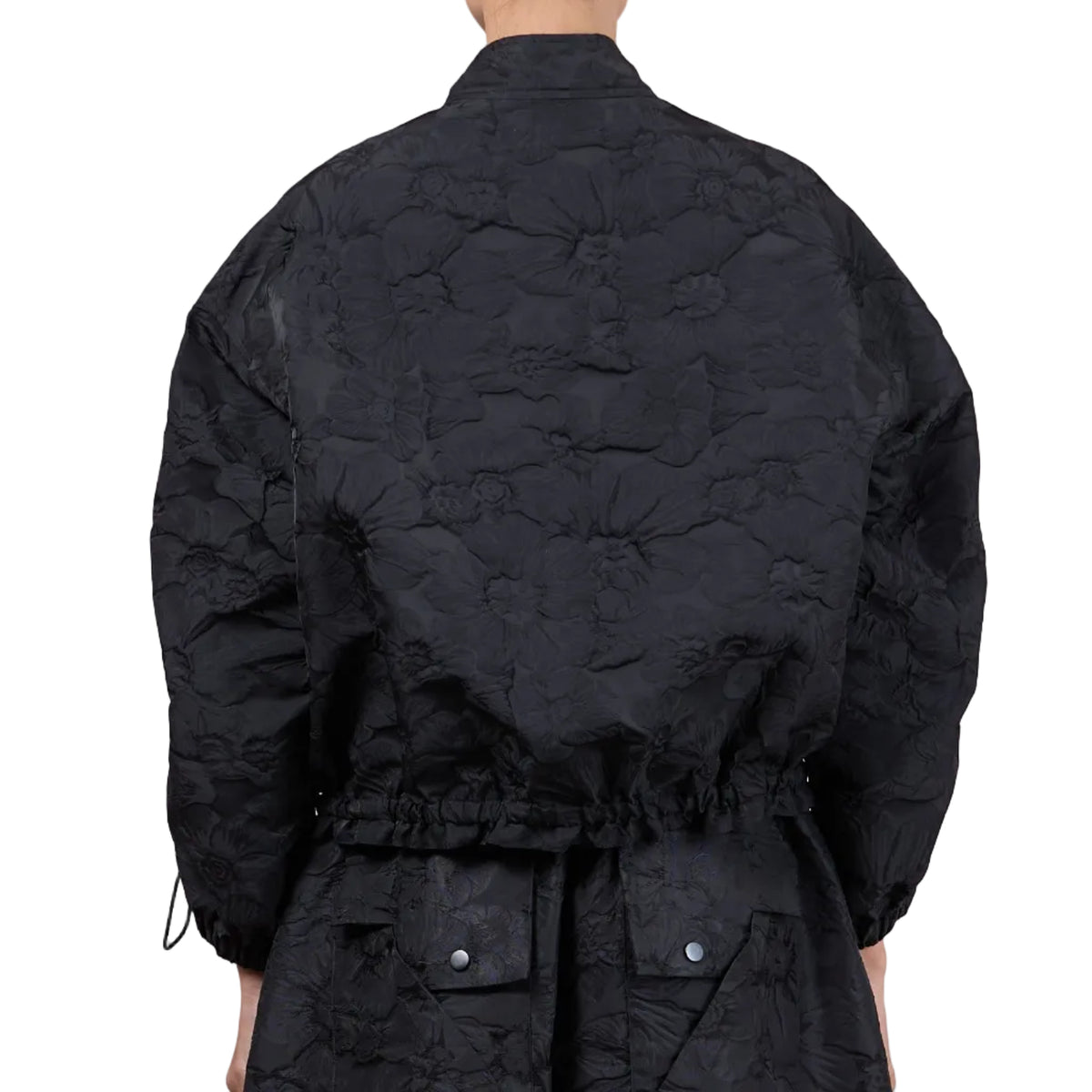 Flower Jacquard Bomber Jacket