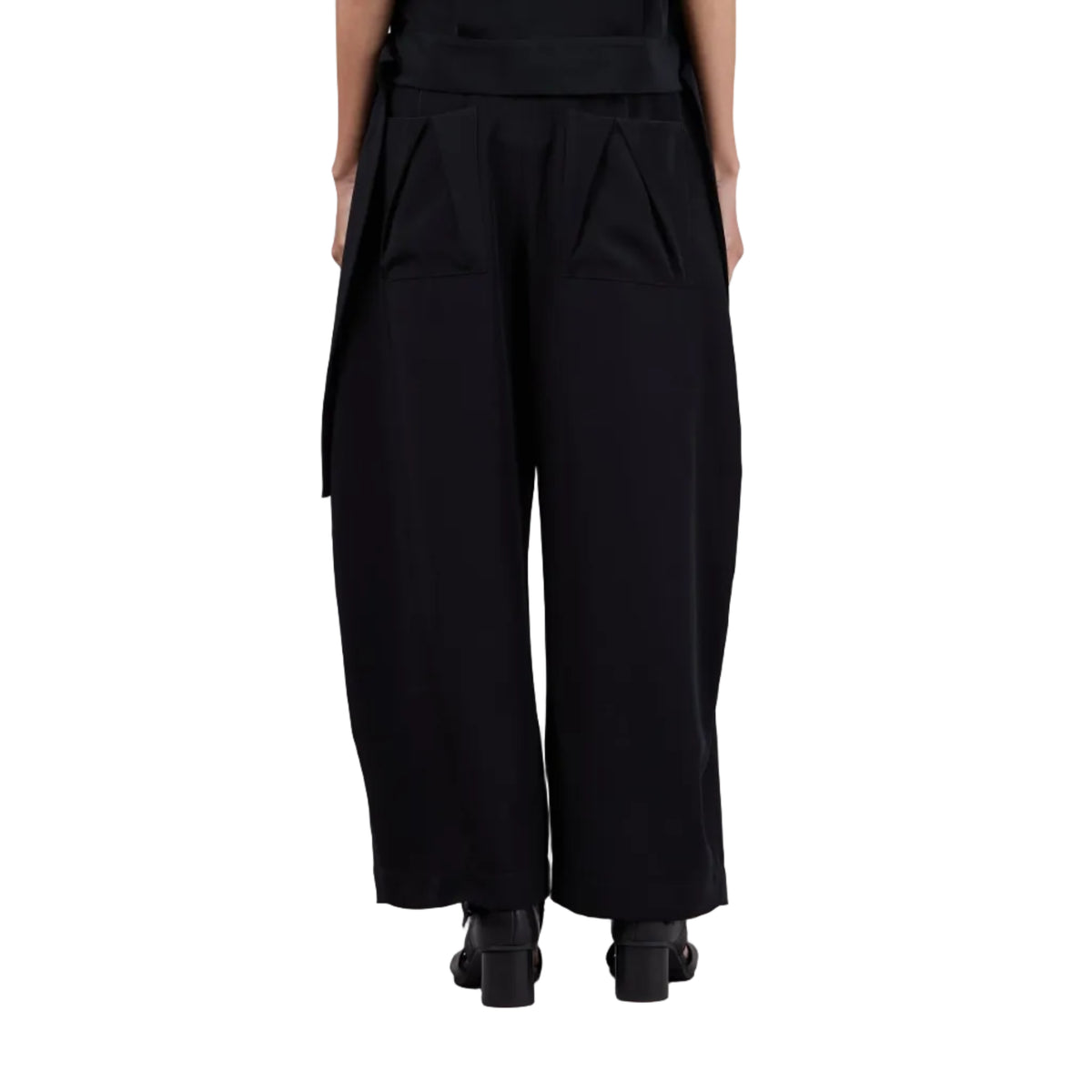 Pleated Barrel Pants