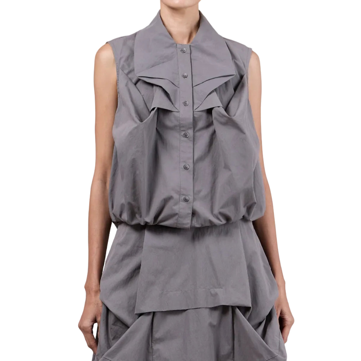 Origami Sleeveless Shirt