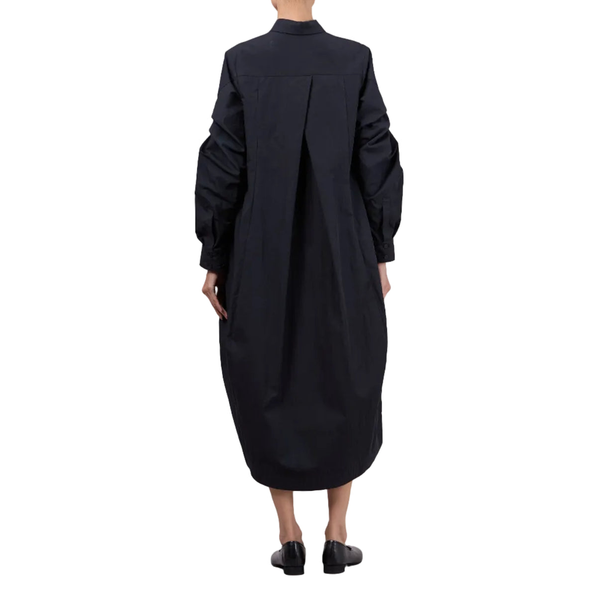 Pleated Shoulder Dress