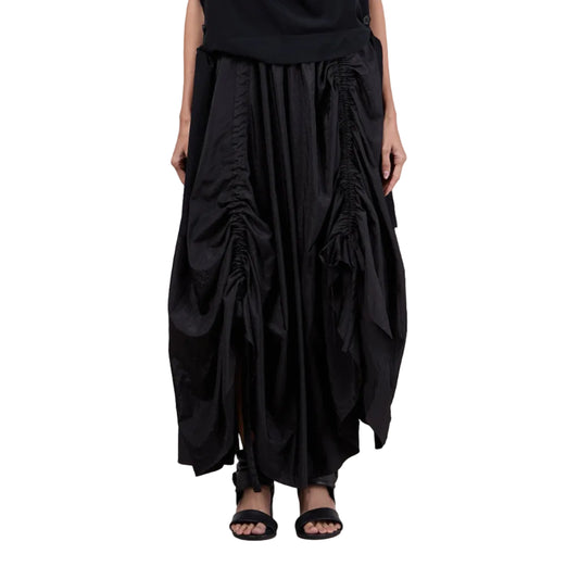 Ruched Drawstring Skirt