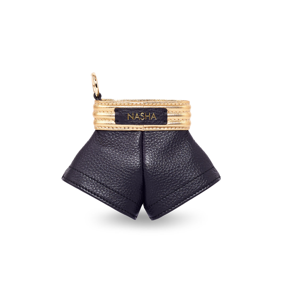 BABY BOXER SHORTS S SHINY GOLD & BLACK/RG