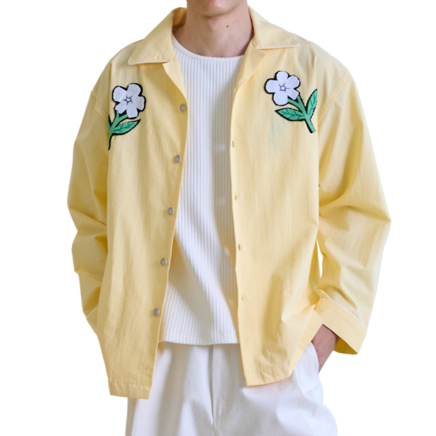 LONG SLEEVE SHIRT-Yellow
