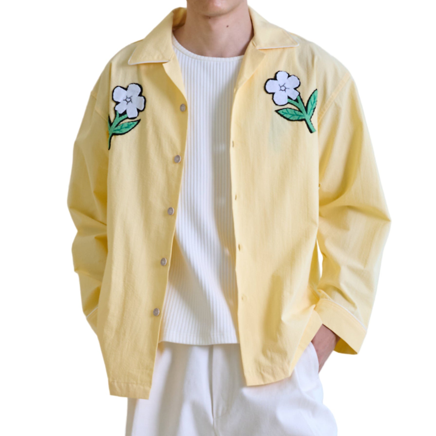 LONG SLEEVE SHIRT-Yellow