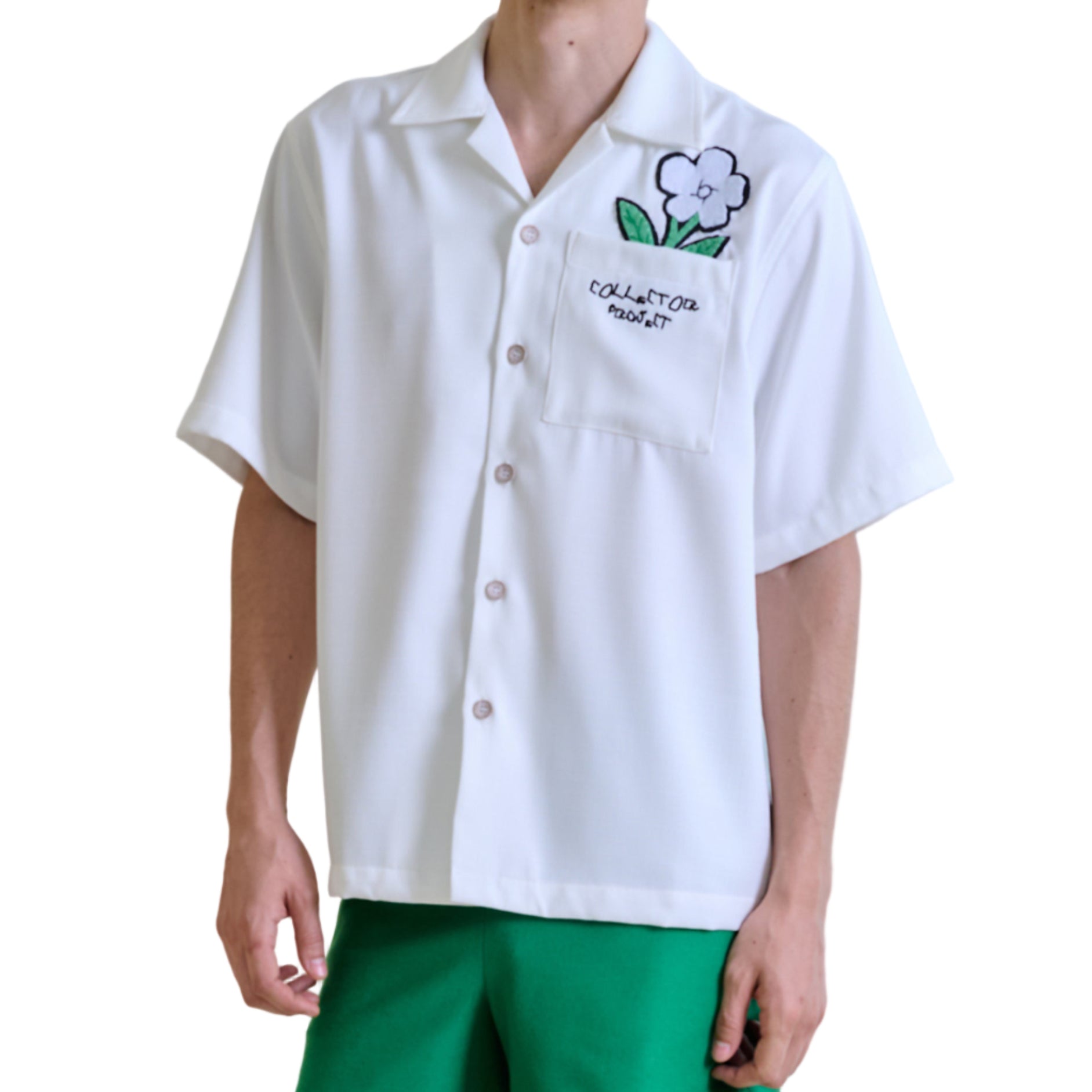 SHORT SLEEVE SHIRT-White