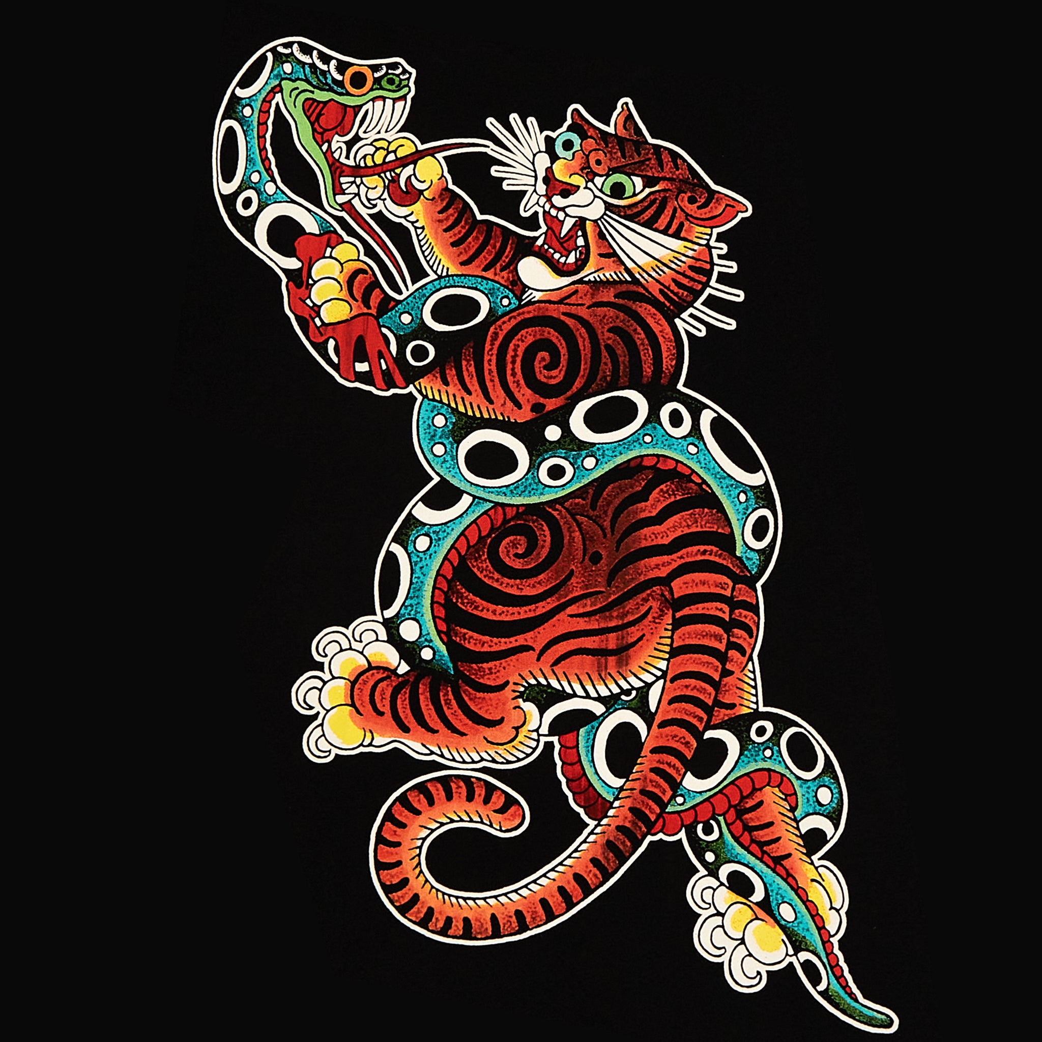 Cardosi Snake tshirt Black