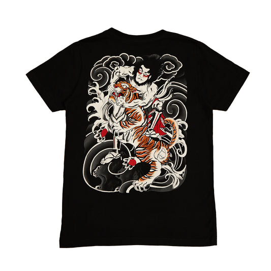 Catching a Tiger tshirt Black