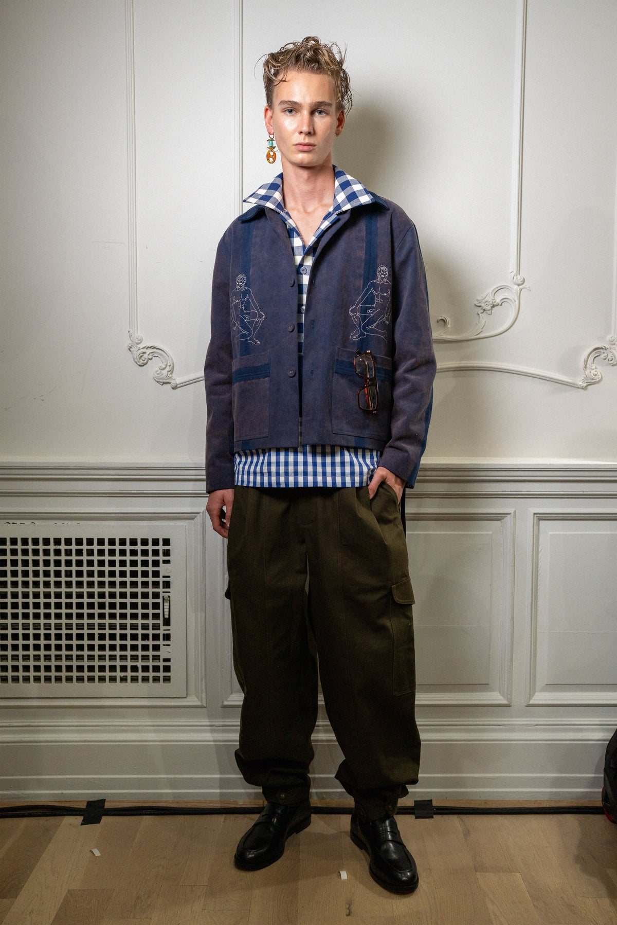 OLD MAGAZINE EMBROIDERY JACKET