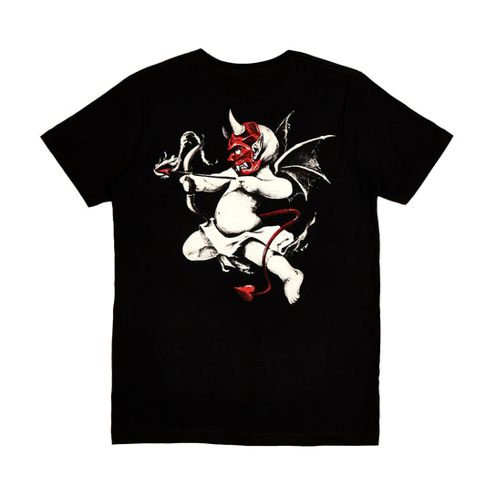 Devil Cupid tshirt Black