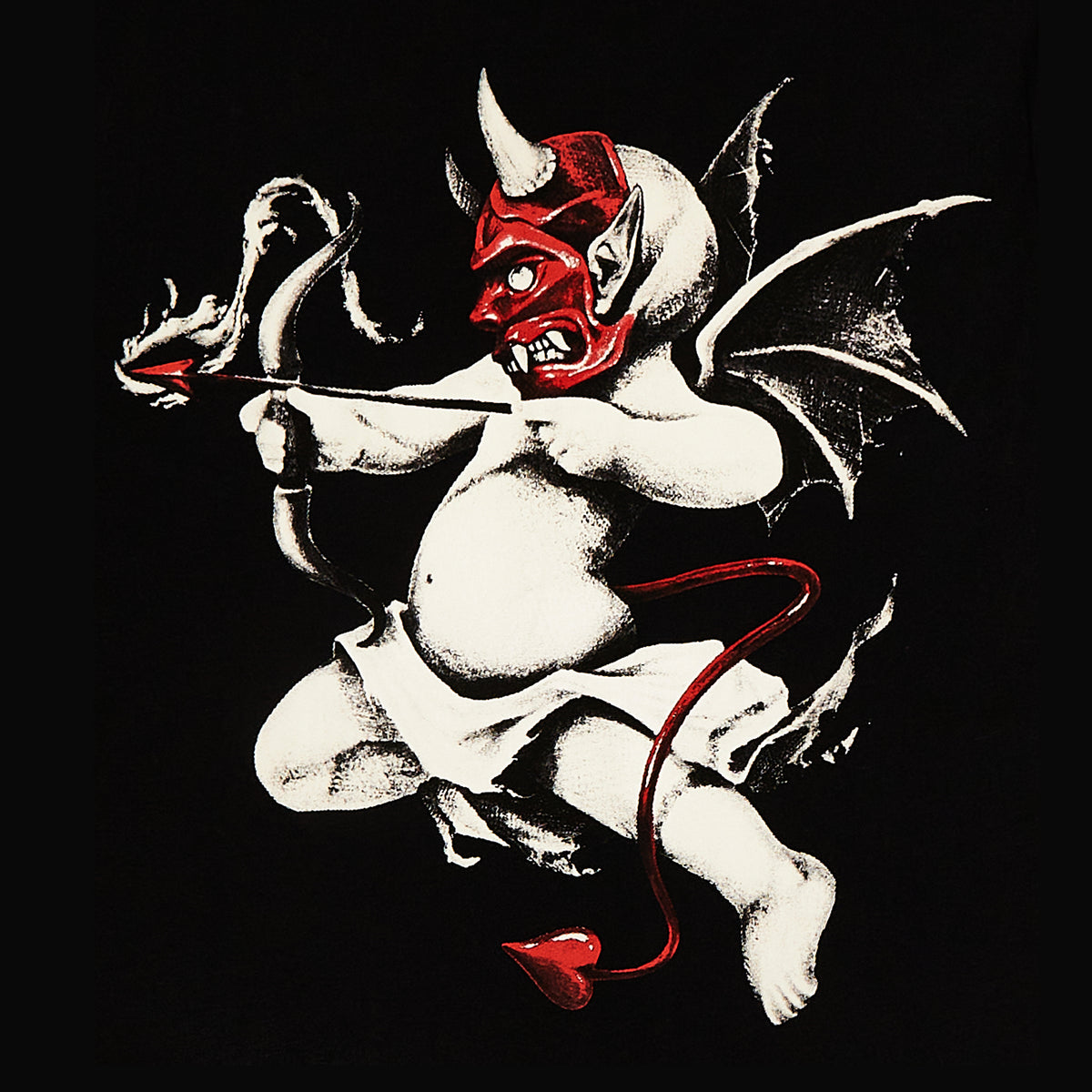 Devil Cupid tshirt Black
