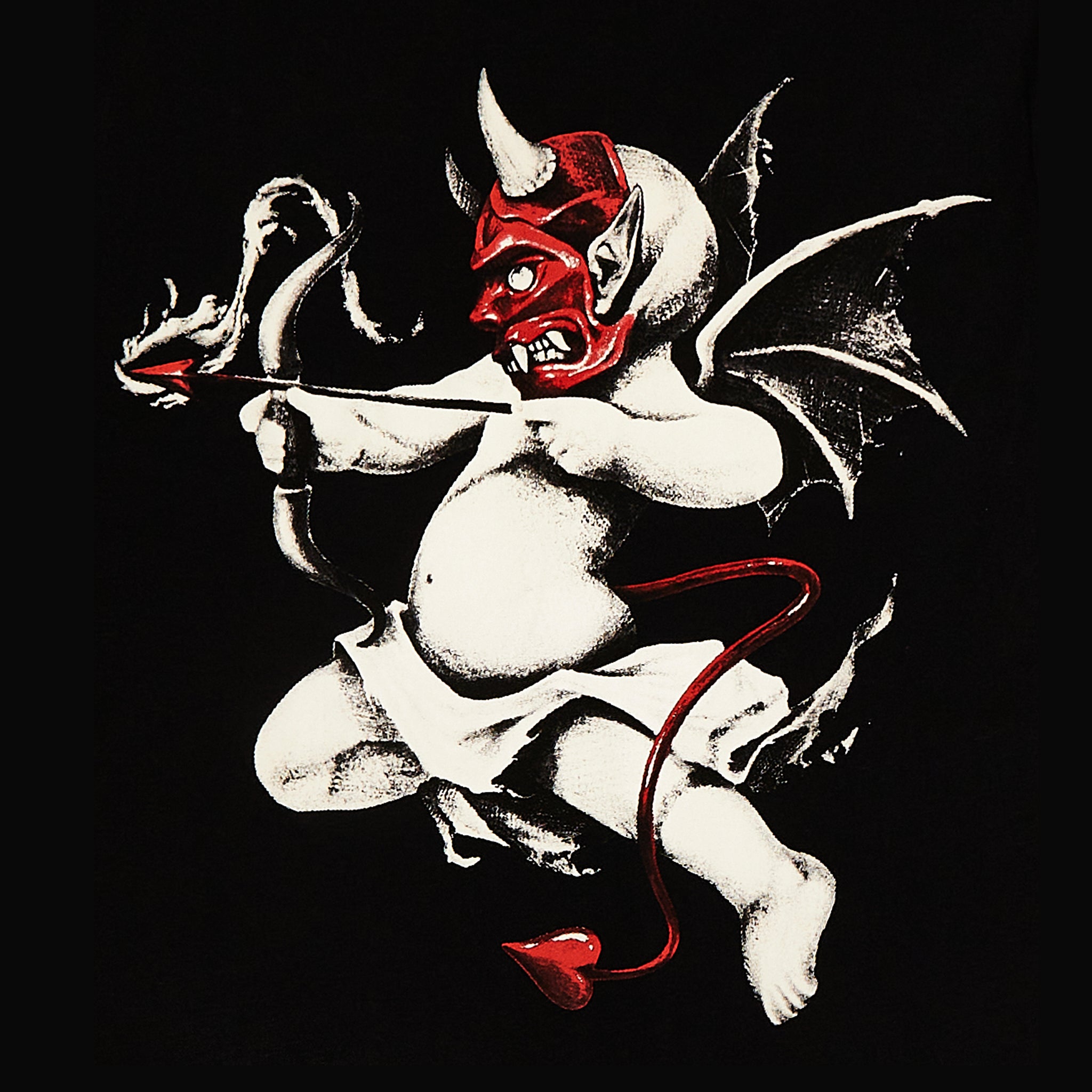 Devil Cupid tshirt Black