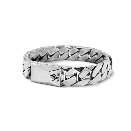EMME GEMS CUT CUBAN LINK BRACELET
