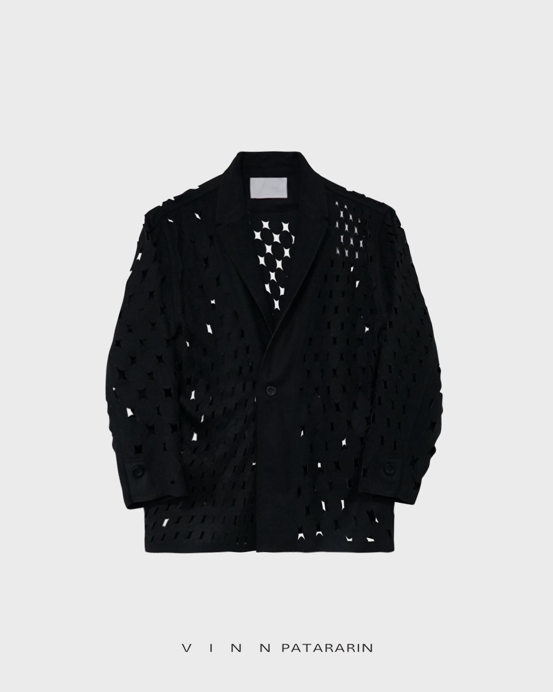Felt Blazer Black
