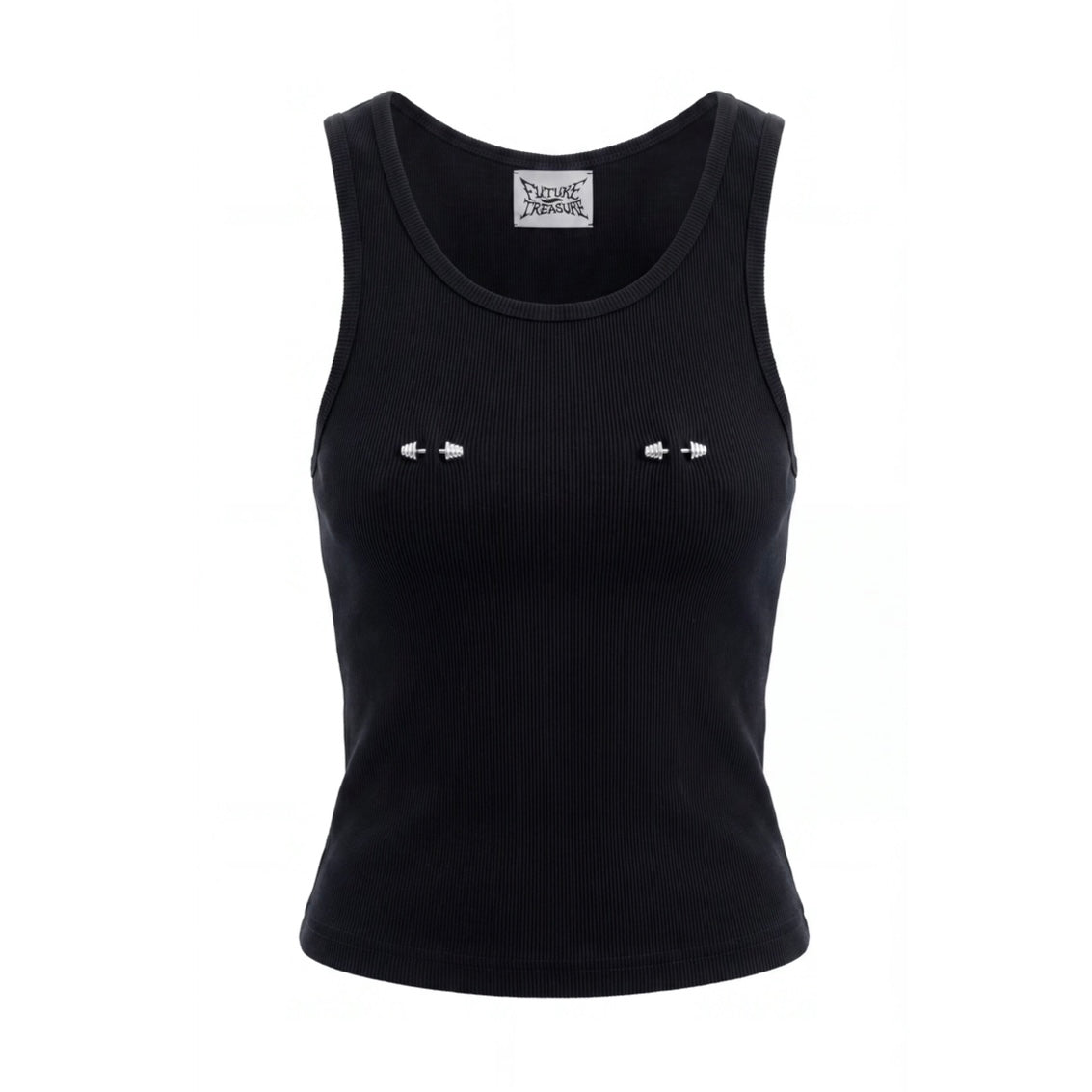 Black Piercing Tank