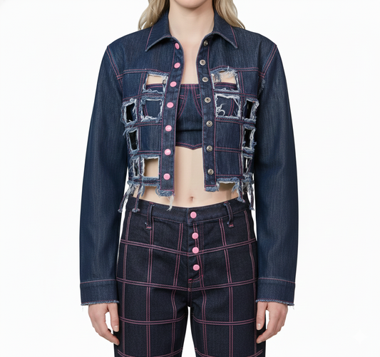 Checked shirt w