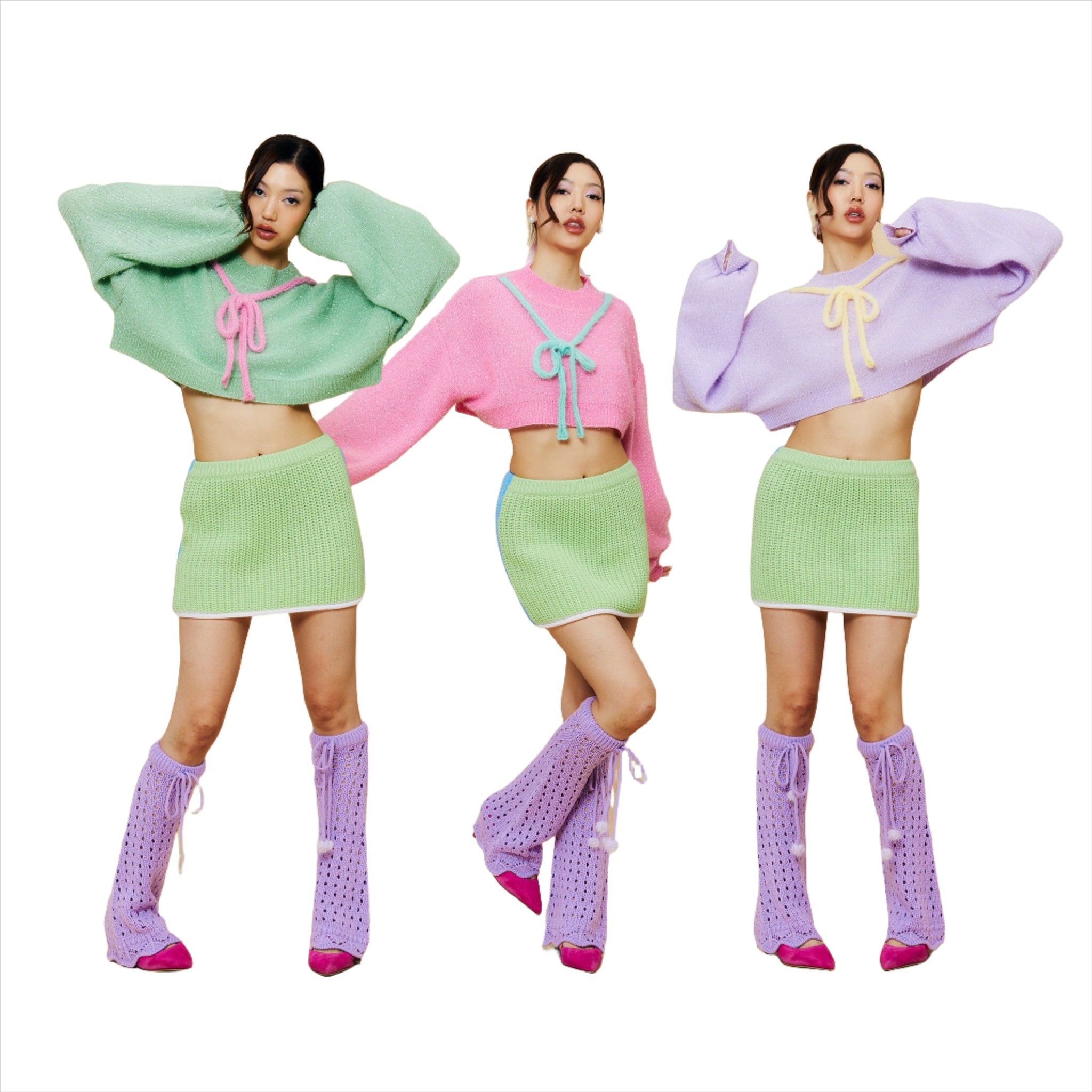 Glitter in the air top