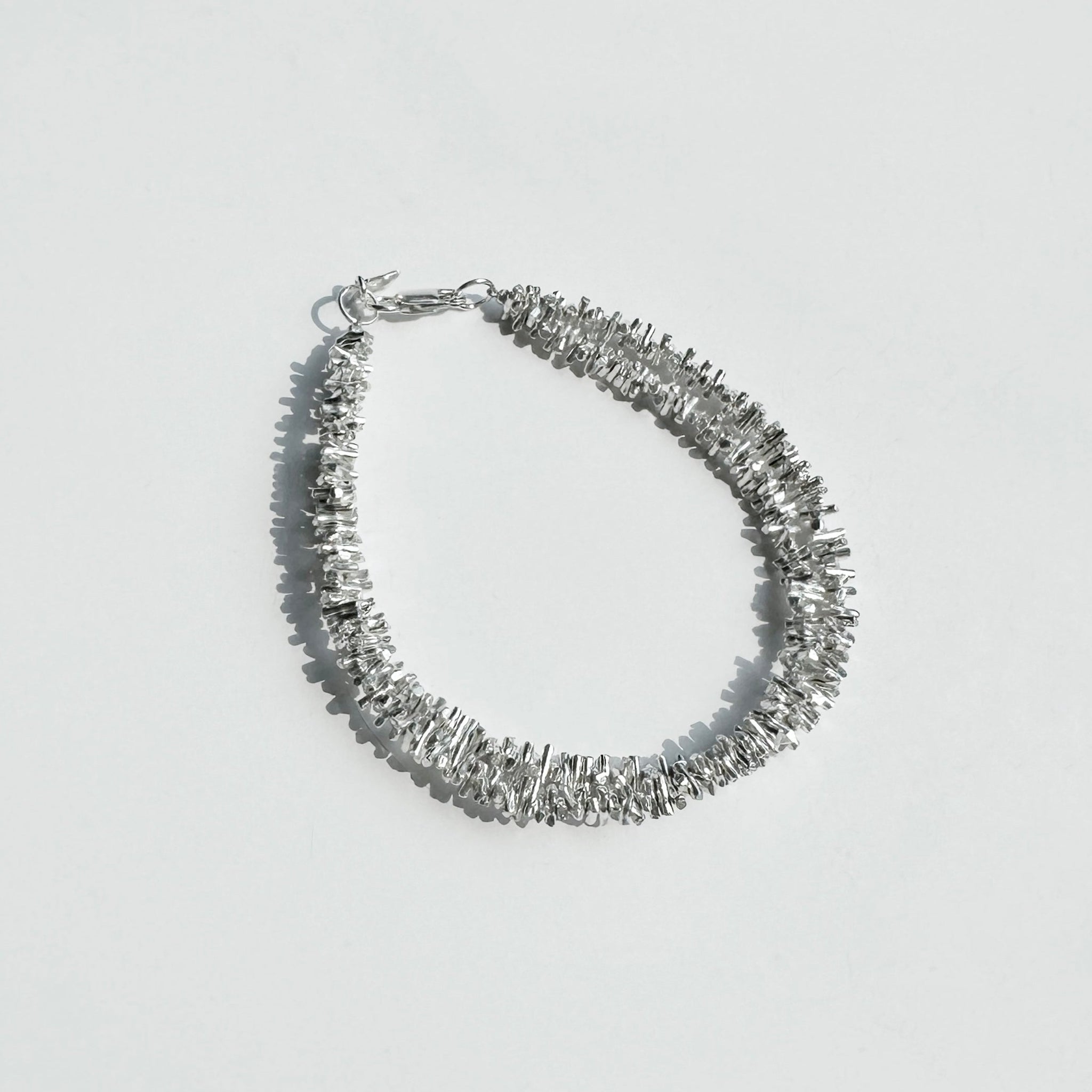 Sierra double silver bracelet