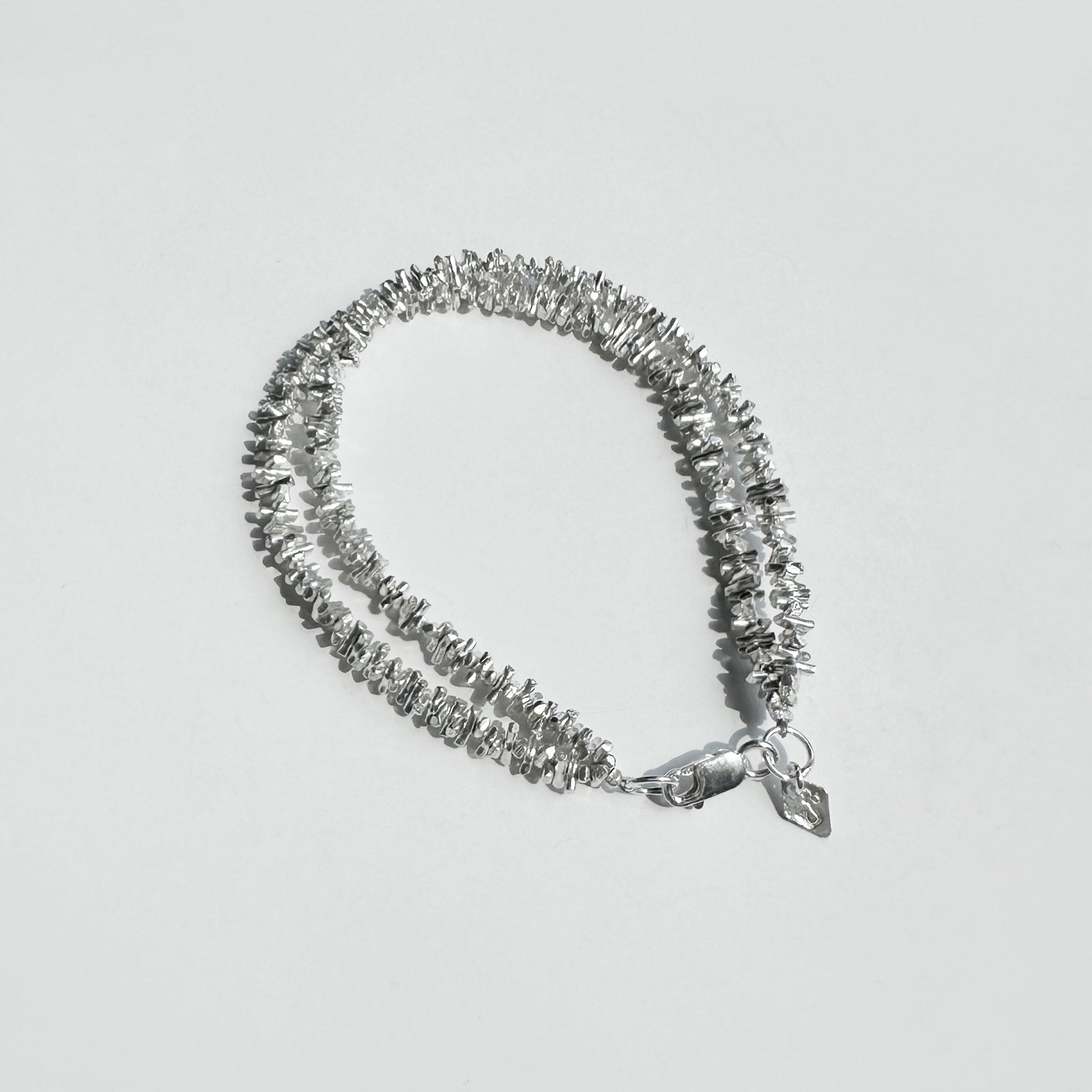Sierra double silver bracelet