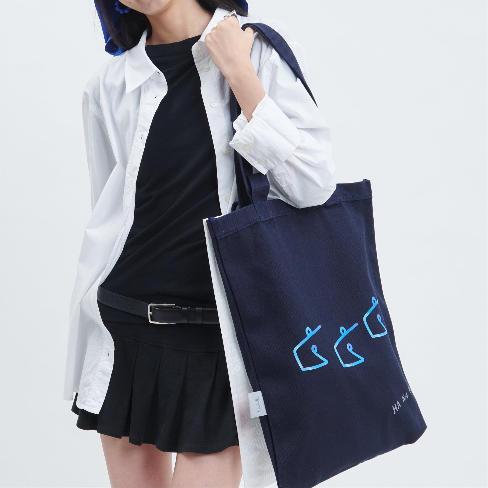 wet/ dry double tote BLACK recycled 5