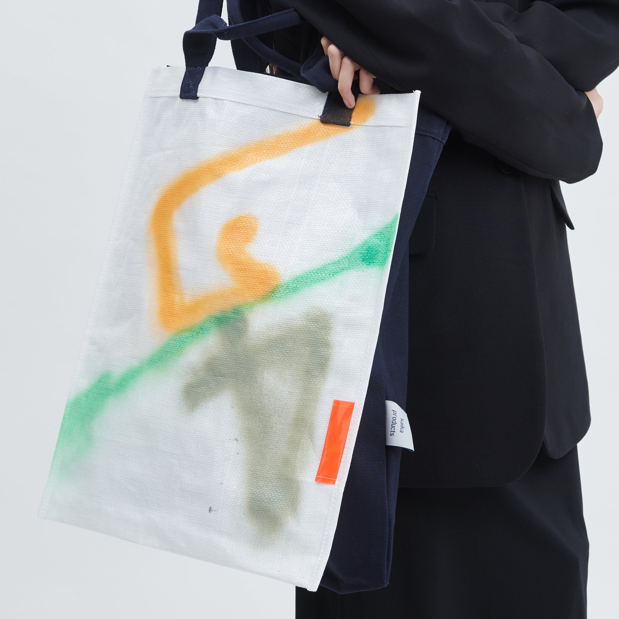 wet/ dry double tote BLACK recycled 4