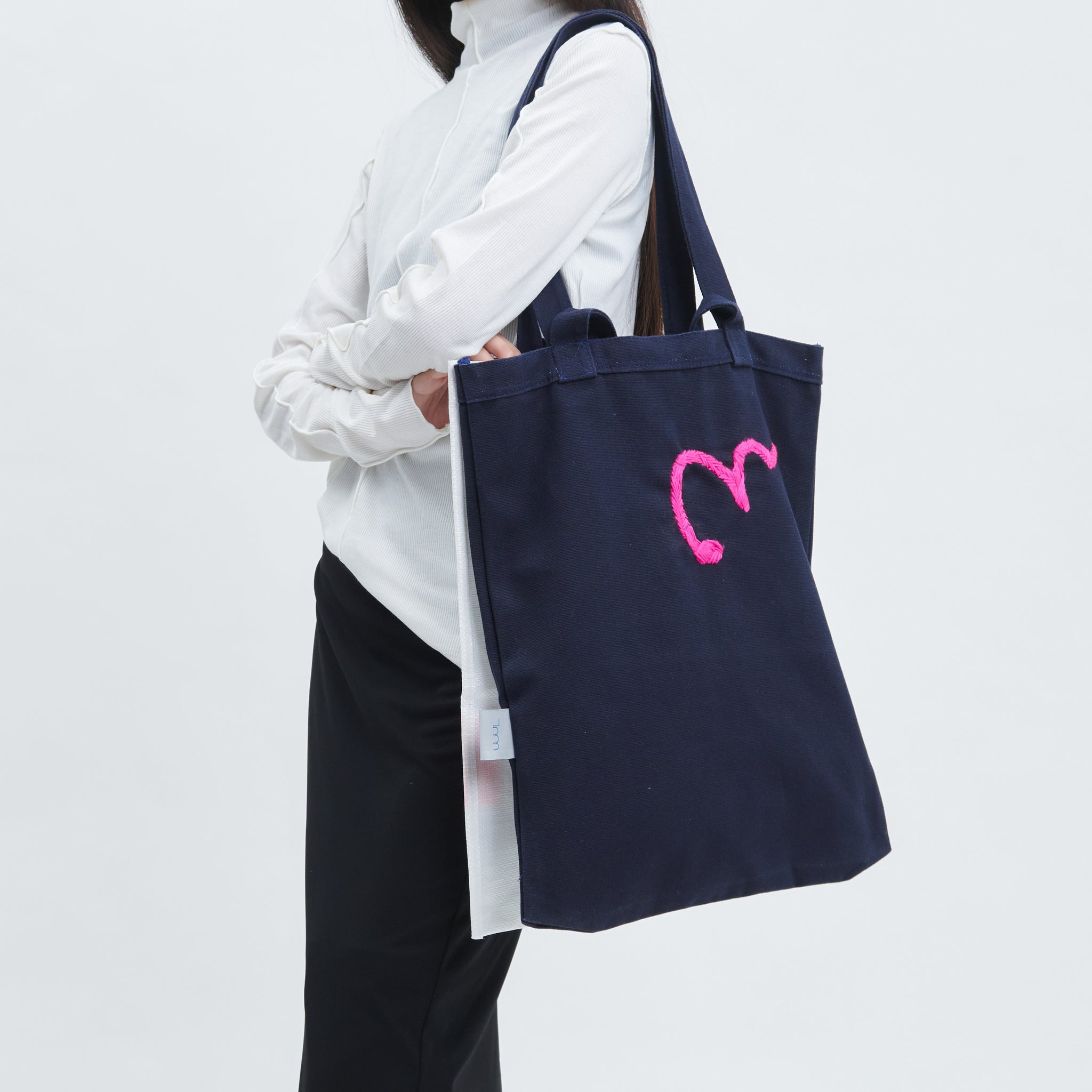wet/ dry double tote BLACK recycled 9