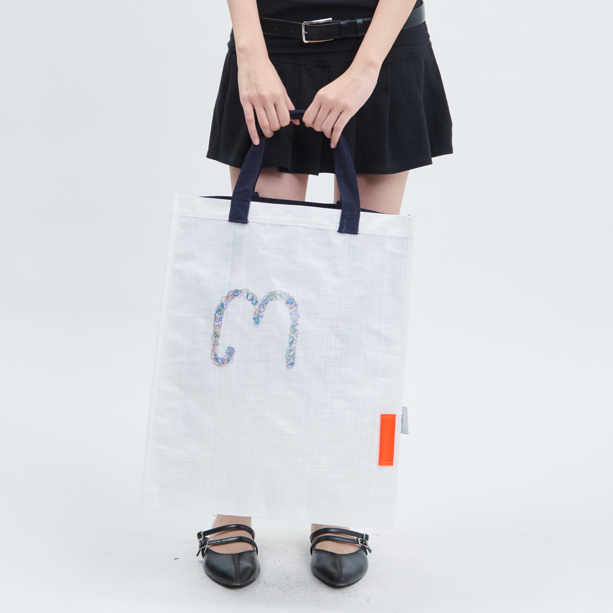 wet/ dry double tote BLACK recycled 3