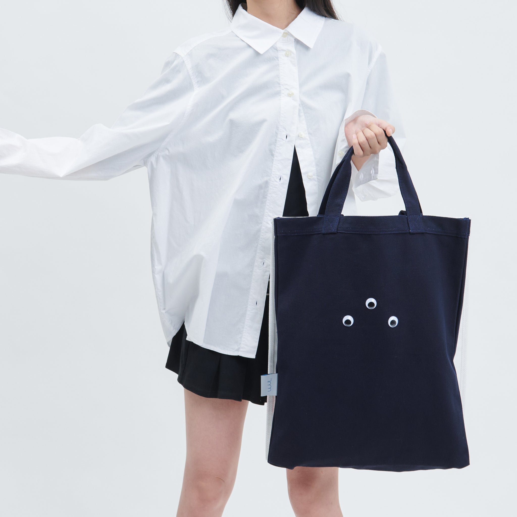 wet/ dry double tote BLACK recycled 3
