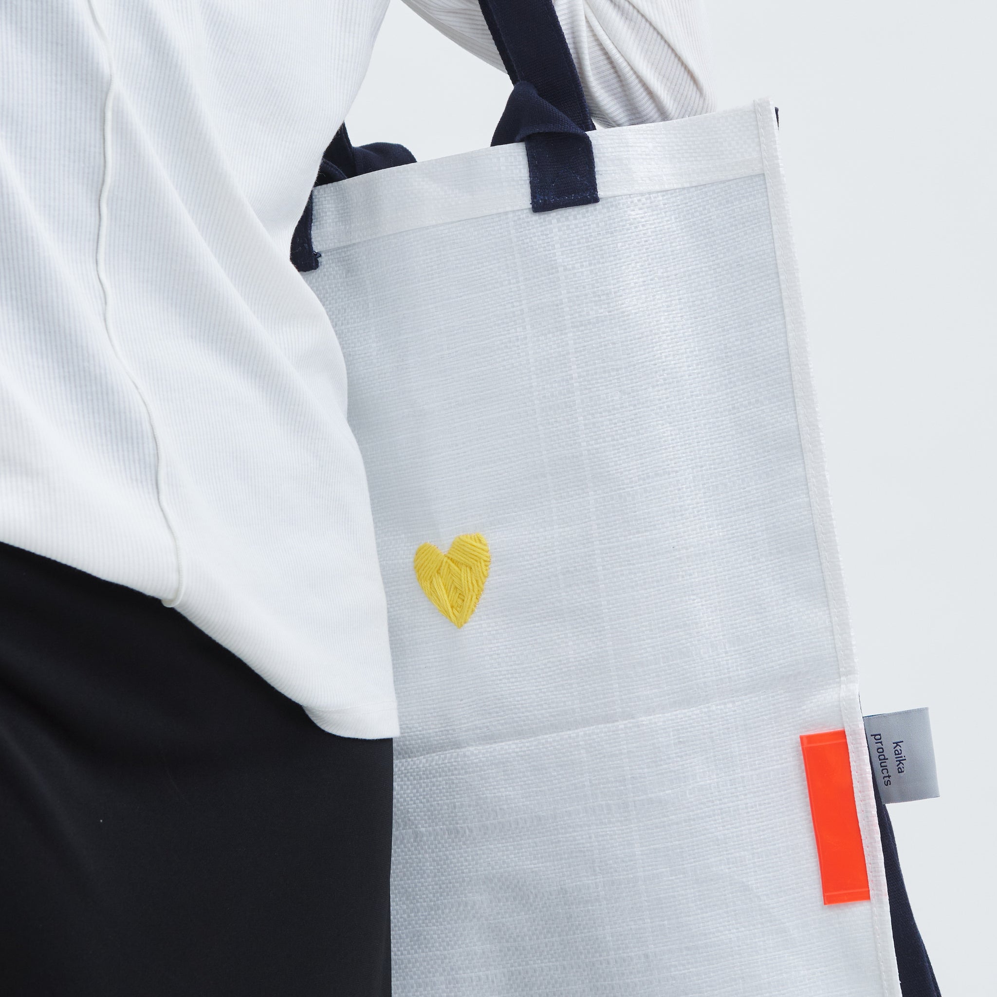 wet/ dry double tote BLACK recycled 9
