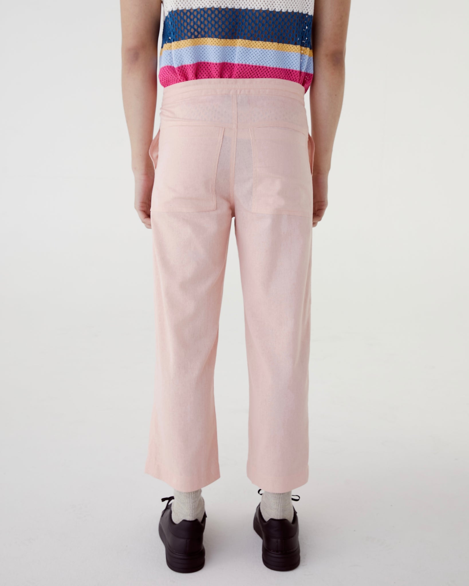 LINEN SUMMER TAILORED TROUSERS