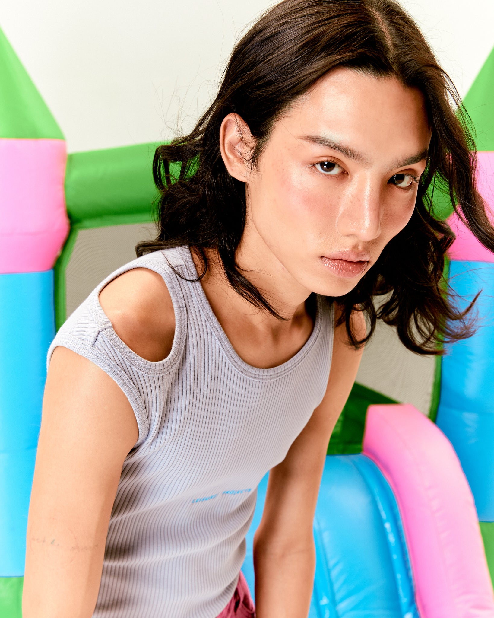 ASYMMETRY BODY FIT VEST
