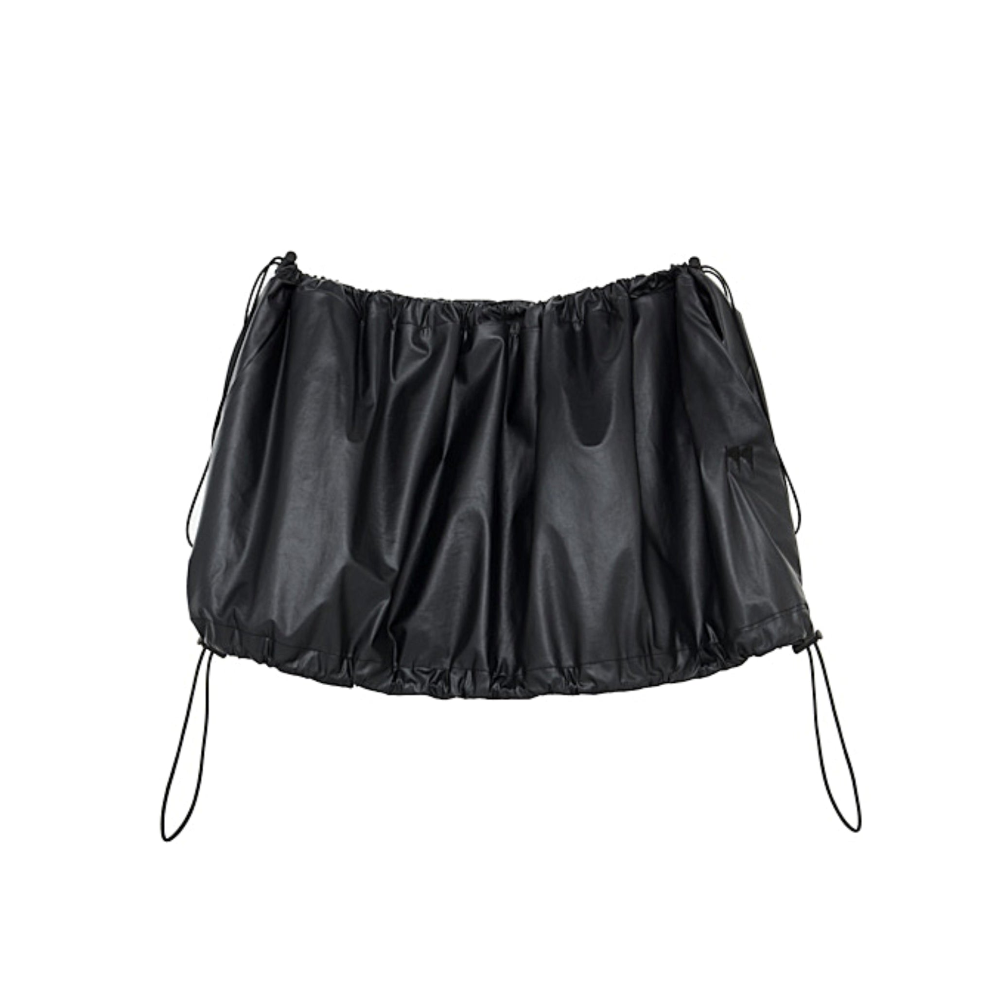 MINI SKIRT CROPPED DRAWSTRING